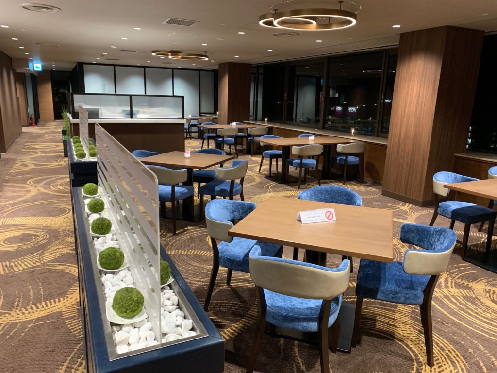 ホテルニューオータニ鳥取の最上階13階のレストラン「グリルベルビュー」