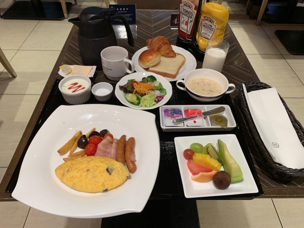 横浜ベイシェラトンホテル＆タワーズの朝食（アメリカンブレックファスト）