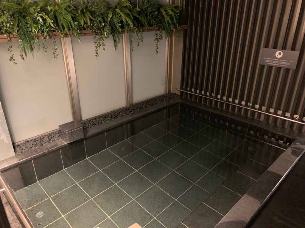 銀座  露天の湯  日和ホテル東京銀座ＥＡＳＴの露天風呂