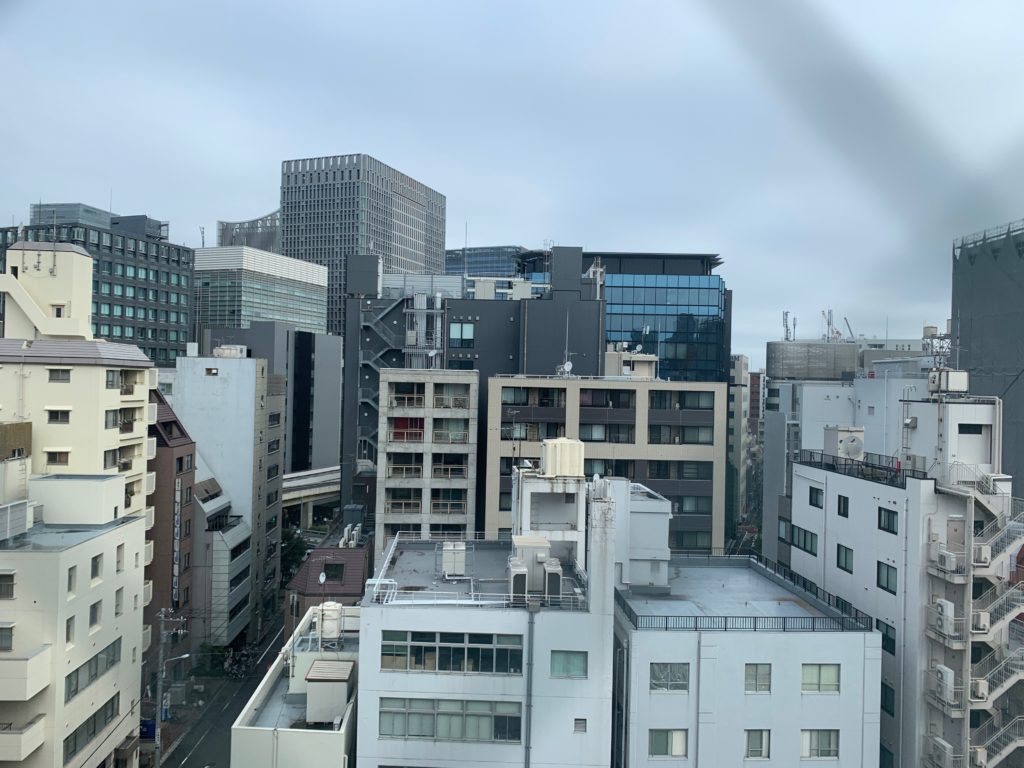 銀座  露天の湯  日和ホテル東京銀座ＥＡＳＴの客室からの眺望