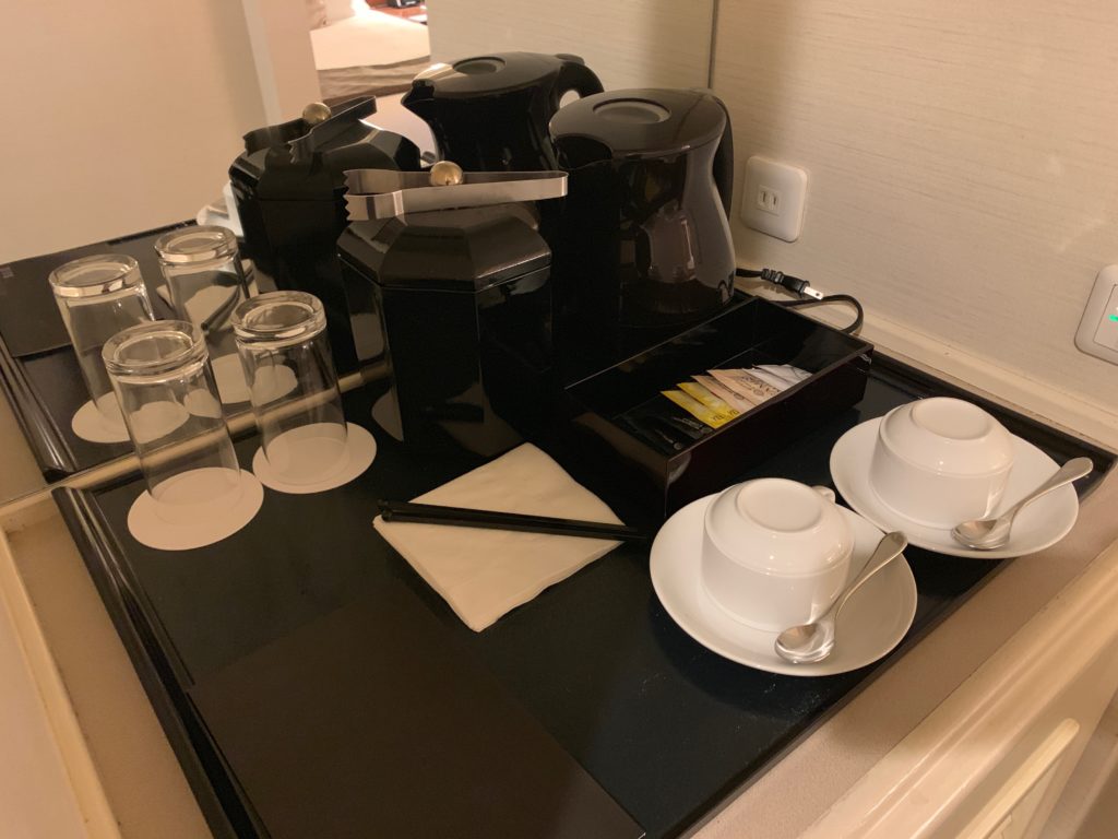 ヨコハマ グランド インターコンチネンタル ホテルのデラックスツインルームのアメニティ