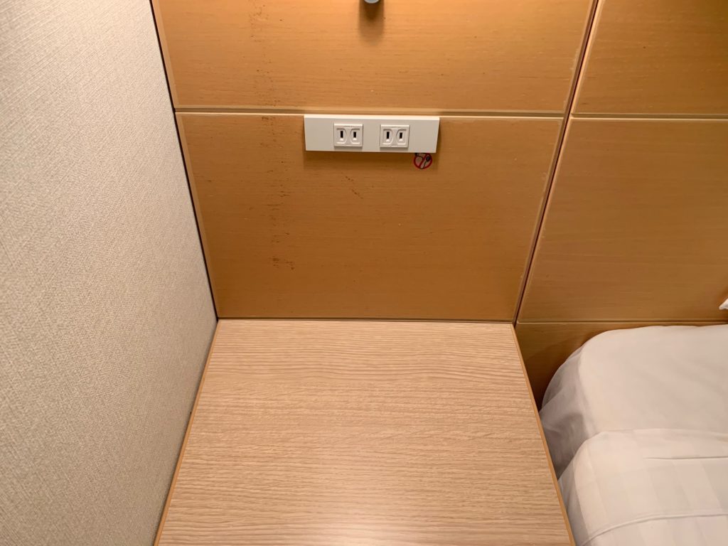 赤坂エクセルホテル東急のスーペリアダブル客室内