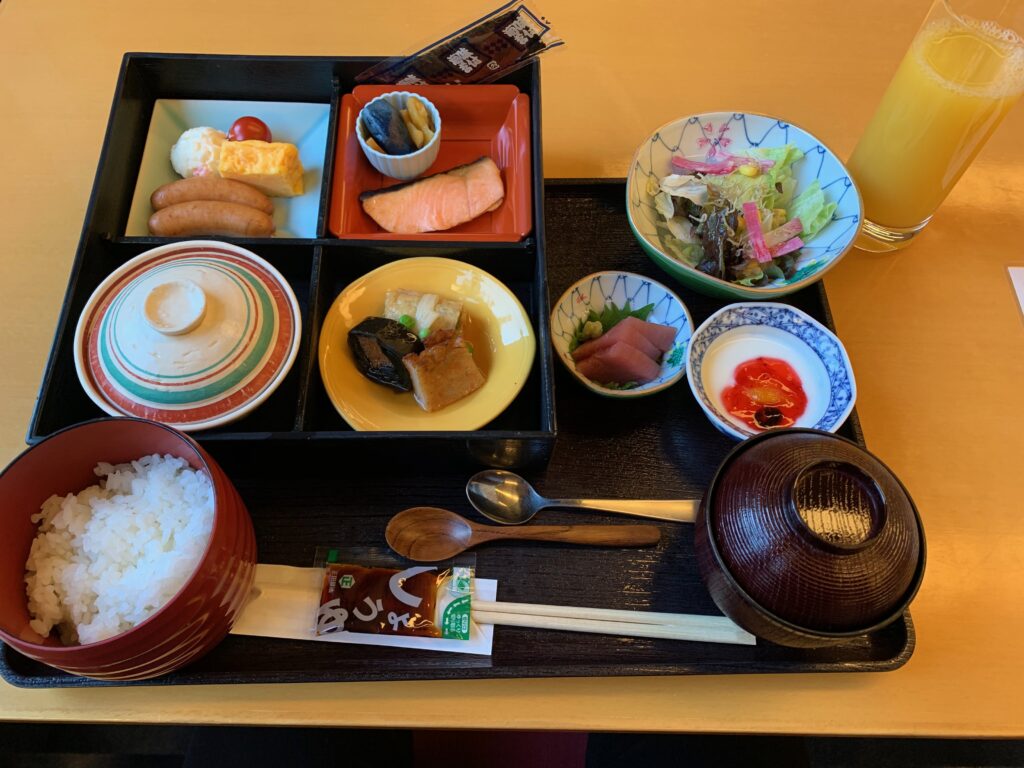 ロイヤルパインズホテル浦和の日本料理店「四季彩」の朝食
